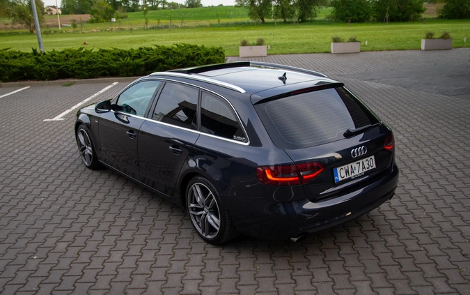 Audi A4 cena 49800 przebieg: 289000, rok produkcji 2012 z Wąbrzeźno małe 379